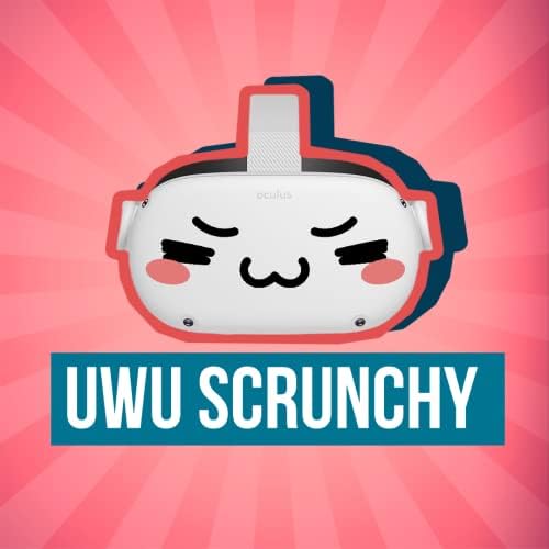 Uwu Scrunky - Oculus Quest 2 - מדבקות - שחור וורוד