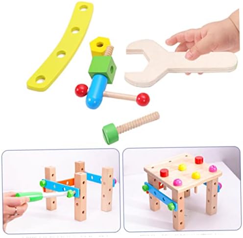 STOBOK 1 הגדר פירוק צעצועים לילדים צעצועים בלוקים צעצועים לילדים מרכיבים אבני בניין כדי לפרק ילדה מעץ הילדה