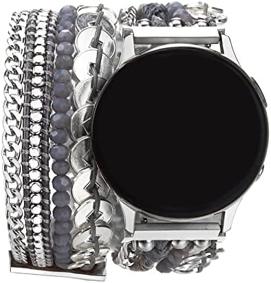 Bokiiway Boho Watch Watch צמיד תואם לסמסונג גלקסי Huawei -garmin-fossil- /20 ממ /22 ממ-בוהמי רצועת שעון אבן לנשים רצועת שעון