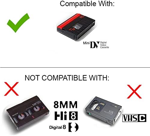 צרור העברת נגן MINIDV לדיגיטציה של קלטות MINIDV, כולל MINI DV מצלמת וידיאו ומתאם USB