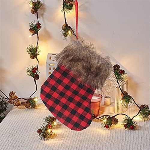 Yiisu pirnmk אופנה גרבי חג המולד תיק מתנה תיק מתנה לחג המולד קישוט חג המולד