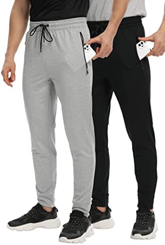 מכנסי טרנינג עם מכנסי טרנינג מתאימים לגברים עם כיסי רוכס