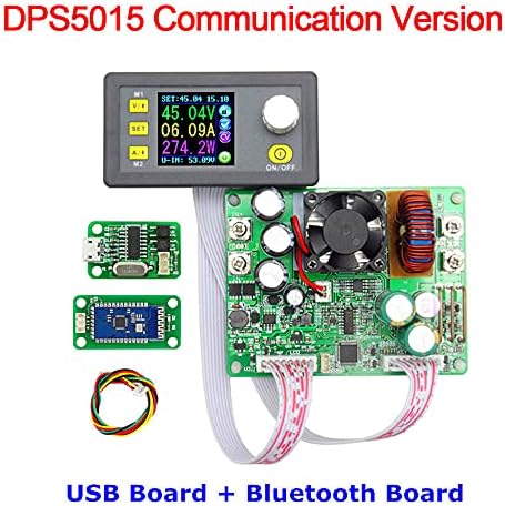 DPS5015 USB ו- Bluetooth תקשורת 50V 15A דיגיטלי לתכנות מתוכנת מתוכנת קבועה זרם צעד-מטה מודול מודול BUCK BUCK CONVERTER