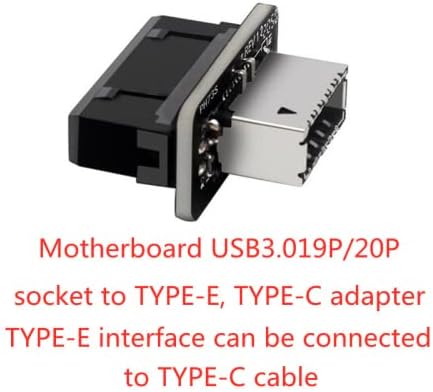 TECKEEN PH73S USB 3.0 19P/20P לסוג E Contapter Converter Header עבור לוח האם Compact