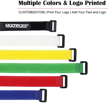 MUKA 500 PCS 12 קשרי כבל חיפום לשימוש חוזר בהתאמה אישית עטיפות ניילון עם לוגו מותאם אישית