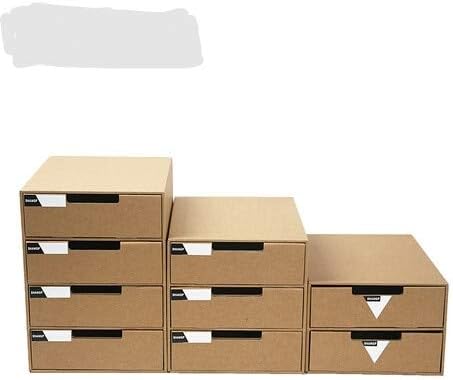 קופסאות אחסון Anncus & פחים A4 קופסא אחסון שולחן עבודה נייר מארגן אחסון מארגן ארגון קיפול ארון אחסון מגירות רב שכבות