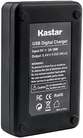 Kastar NP-F570 LED2 USB Battery Charger Compatible with CCD-TRV41 CCD-TRV43 CCD-TRV45 CCD-TRV46 CCD-TRV47 CCD-TRV48