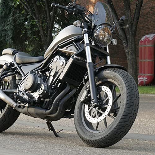 דארט קלאסי מסך זבוב אופנוע שמשה קדמית תואם עם הונדה 500 מורדים
