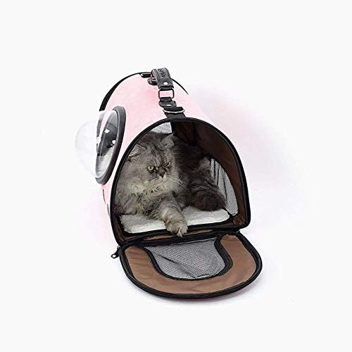 יאנג 1 מאן ורוד לחיות מחמד תיק קפסולת חלל חיצוני נייד שקוף עיצוב בועת תרמיל לנשימה תיק חתול כלב נסיעות ארבע עונות אוניברסלי