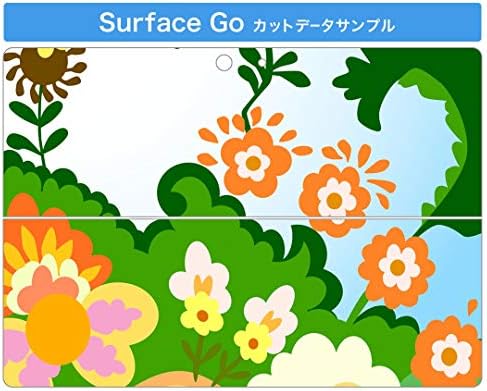 כיסוי מדבקות Igsticker עבור Microsoft Surface Go/Go 2 עורות מדבקת גוף מגן דק במיוחד 001643 איור פרחים