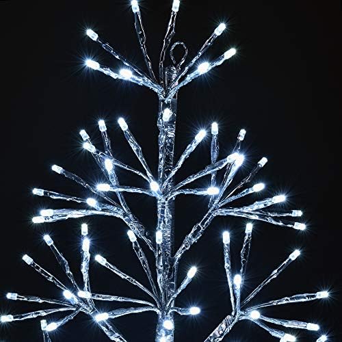 LightShare 3ft Laterial Christman Light, אור לבן קר לקישוט הגינה הביתית, חורף, חתונה, יום הולדת,/חג המולד,