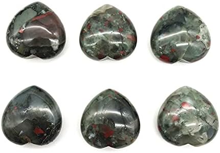 Binnanfang AC216 1PC אבן דם טבעית טבעית אבן גביש אבן מלוטשת קישוט ריפוי מתנה אבנים טבעיות ומינרלים ריפוי קריסטלים