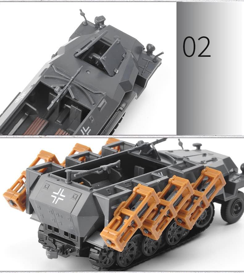 Teckeen 1:72 קרקע פלסטיק סטוקה רכב משוריין רכב ללא הרכב 4D הדמיית רכב רכב דגם תערוכות מדע צבאי