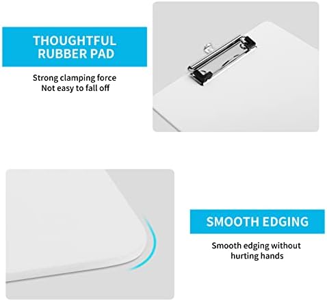 יפה פלמינגו אקריליק לוח נייד קליפ לוחות עם נמוך פרופיל מתכת קליפ לוח לבית משרד