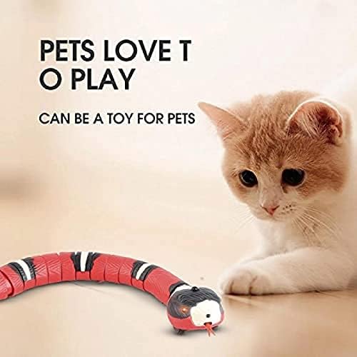 חתול צעצוע של חתול Hkhlat עם סוללה מובנית צעצוע חתול מצחיק צעצועים חתולים, חתול חתלתול, USB טעינה צעצועים של בעלי חיים