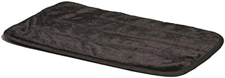 מיטת חיות מחמד בשקט במערב התיכון מחצלת מחמד פרווה שחורה של פרווה 21 x 14