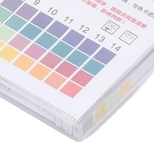100 יחידות נייר מבחן pH, PH0-14 רצועות בדיקת מים רצועות בדיקת מדידה מקצועיות רצועות מדויקות אוניברסאליות לקוסמטיקה אדמת מי שתייה
