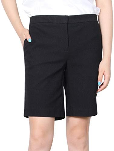 מכנסי גולף לנשים של קלי קלארק, 9 מכנסיים קצרים ברמודה אלגנטית מזדמנים עם כיסים אורך הברך מכנסי טיול קצרים
