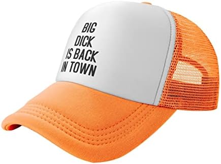 גדול דיק הוא חזרה בעיר כובע יוניסקס למבוגרים נהג משאית כובעי מתכוונן כובע למבוגרים קלאסי דיג כובעים