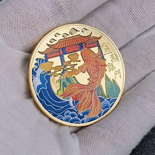 מטבע ברי מזל מצופה זהב בגודל 1.57 אינץ
