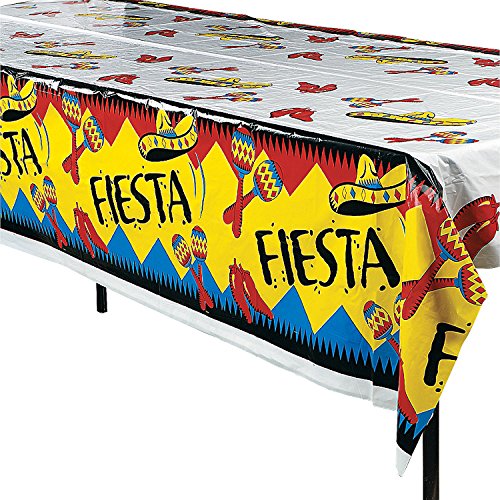 כיף אקספרס פיאסטה מפת מפת מפת מפת - ציוד למסיבות, עיצוב שולחן חד פעמי