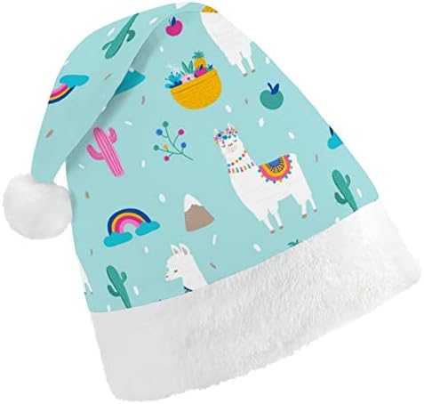 הלמה אלפקה קקטוס חג המולד כובעי בתפזורת מבוגרים כובעי חג המולד כובע לחגים חג המולד ספקי צד