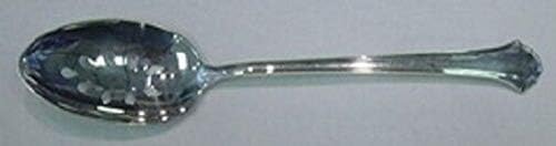 Chippendale מאת Towle Sterling Silver Secing כף מכוסה 9 חור 8 1/2 מקור