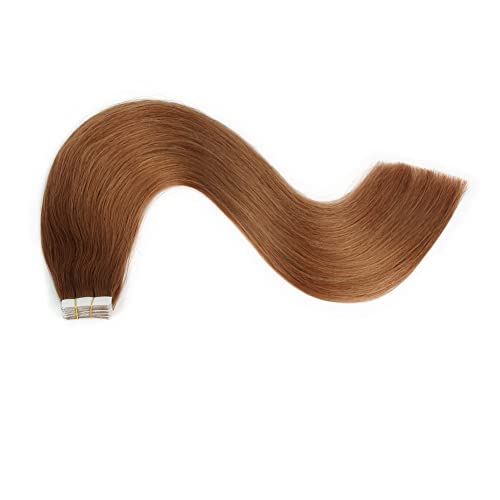 קלטת ערמוני בתוספות שיער אדם רך טבעי בלתי נראה חלק ערב עור קלטת שיער הרחבות 20 יחידות 50 גרם