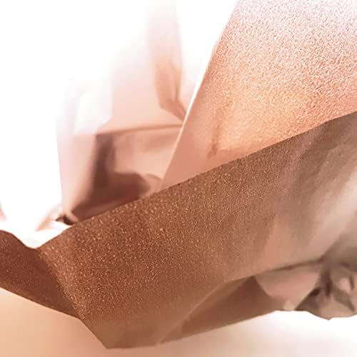 גליונות נייר טישו דו צדדיים נחושת מתכתיים בפנים גלישת מתנה 30 על 20 750 על 500 מ מ