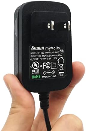 Myvolts 12V מתאם אספקת חשמל תואם/החלפה לנוף FM HC -TT קלטת מכשיר מניפולציה - תקע ארהב