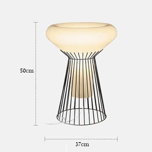 LED ליד מיטה מנורת שולחן E27 נורדי מתכת בסיס לימוד שולחן מנורת אופנה אופנה מנורת מיטה זכוכית חלבית פשוט