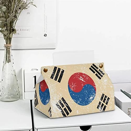 רטרו דרום קוריאה קוריאה קופסה קופסה כיסוי מארגן נייר פנים מחזיק מחזיק מפיות מפיות שולחן עבודה דקורטיבי למסעדה ביתית דוכני