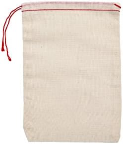 שקיות מוסלין כותנה 100 רוזן שוללת אדומה אדומה, עשויה כותנה בארצות הברית על ידי מתנות שמימיות