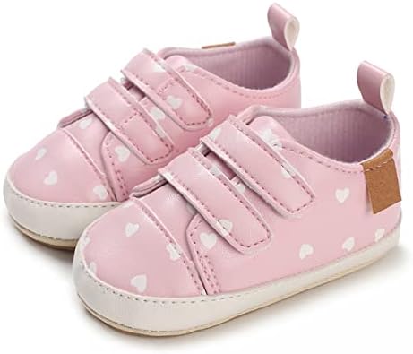 נעלי בנות בנות בנות נעליים נעלי סניקרס לתינוקות עור פו ללא החלקה סולית נעלי יילוד פעוטות ראשונות נעלי עריסה של הליכון