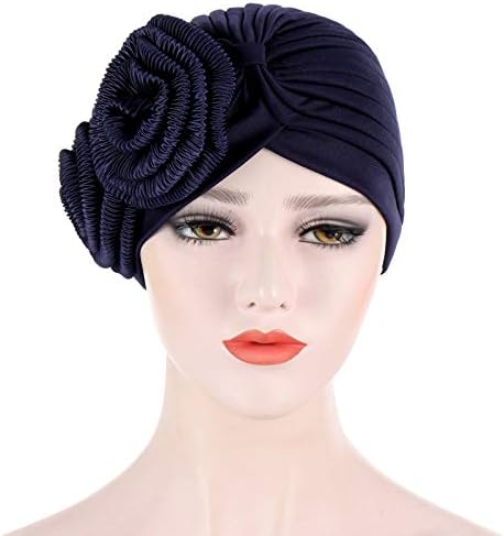 נשים לפרוע לעטוף טורבן אתני כפת כובע למתוח בציר פרח ראש כורכת לנשים רפוי סרטן בארה ' ב