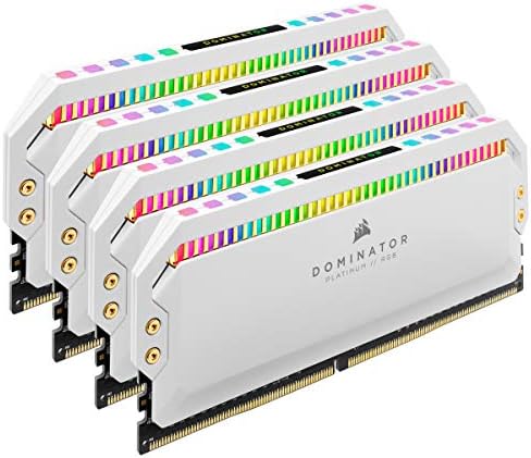 Corsair Dominator Platinum RGB 32GB DDR4 3200 C16 1.35V זיכרון שולחן עבודה - לבן