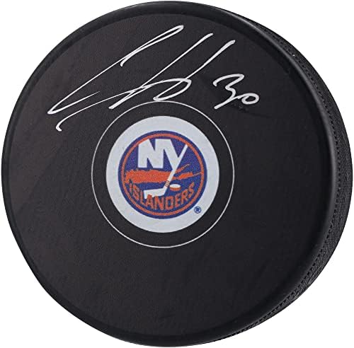 איליה סורוקין ניו יורק תושבי חתימה הוקי חתימה - Pucks NHL עם חתימה