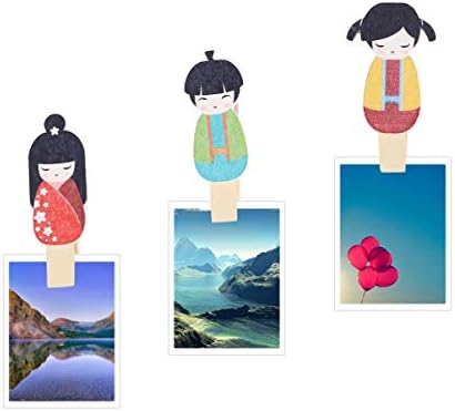 בובות יפניות סוימיס 12 יחידות מיני עץ כבוי כביש יפני קימונו בובה צורה תמונה יתדות תזכיר צילום קטעי צילום לאירוסין ולנטיין