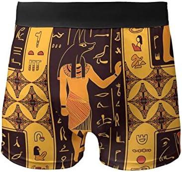 מצרי עתיק הירוגליפים גברים של תחתונים מקרית למתוח בוקסר קצר רך תחתונים