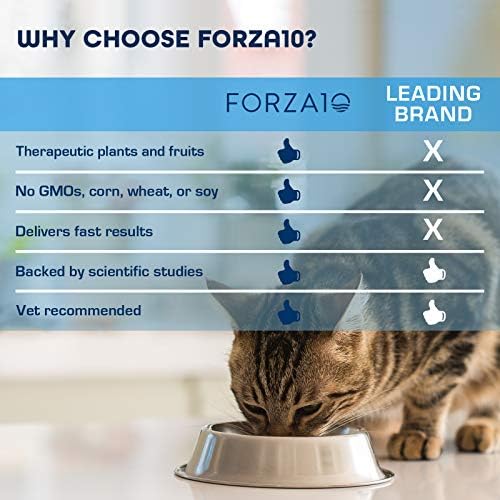 FORZA10 מזון לחתול רטוב מעיים, טעם מזון לחתול דגים, מזון לחתול רטוב בקיבה רגיש לחתולים בוגרים עם בעיות במערכת העיכול
