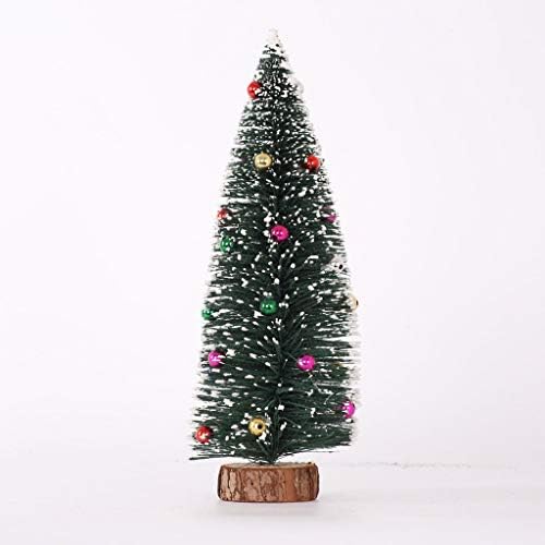 זר חרוז קריסטל עם טיפות דמעה מלאכת מלאכה עץ שולחן בית עם עץ DIY בסיס עץ חג המולד תפאורה עליונה מיני תפאורה