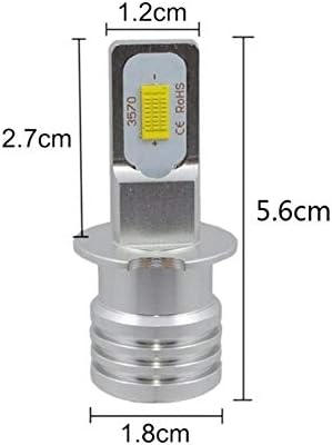 נורת ערפל של SMANNI LED נורת נורה החדשה ביותר גרסה 3570 CSP-CHIP