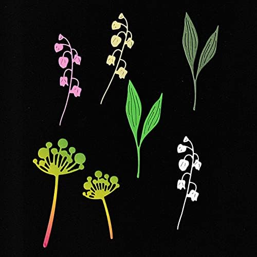 שושן שן הארי של העמק חותך צמח רקע חיתוך פרחים מת בלטות שבלונות תבנית תבנית לייצור קלפים