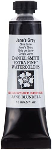 דניאל סמית '15 מל צבע צבעי מים, 0.5 פלורידה, אפור של ג'יין