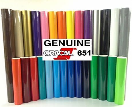 Oracal 651 12 x 15ft vinyl vinyl בחר בצבע ממס מבוסס דבק מבוסס דבק מדבקות עטיפה קליליות עם גווני תכלית צהוב צהוב