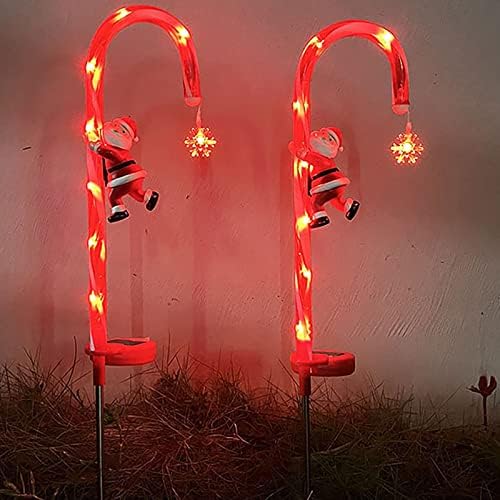 קישוט אור קנה חג המולד של אורברי, גרסה משודרגת של הצעות כביש סולאריות אטומות למים, מנורות סולאריות לקישוט חצר הגן
