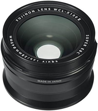עדשת המרה רחבה של פוג 'יפילם פוג' ינון למצלמה מסדרת 100, שחור