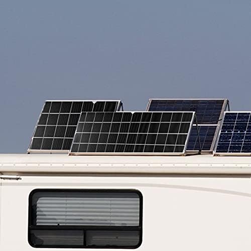 גנרי 1 סט פנל סולארי מאוורר פנל סולארי מופעל מאוורר אנרגיה סולארית קירור מאוורר לחממה בית כלב עוף בית רכב אוורור