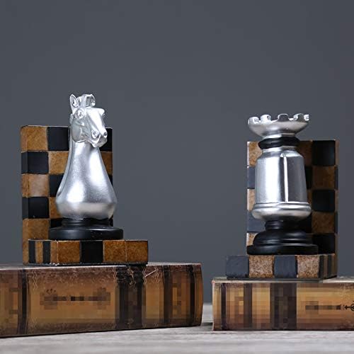טיני פסלי פסלי דקור שחמט ספר על ידי קישוט יצירתי מחקר סוף ספר סוף קישוט קישוט מלאכת מתנה