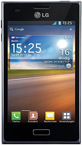 LG Optimus L5 E610 טלפון GSM נעול עם אנדרואיד מערכת הפעלה 4.0, מסך מגע, מצלמה 5MP, וידאו, GPS, Wi -Fi, Bluetooth,